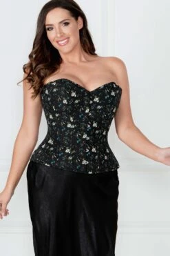 Ditsy Floral Printed Cotton Overbust Corset 32 Ditsy Floral Printed Cotton Overbust Corset -Corset Story WTS601 1 ceac3595 ccb0 477f 8fea b7dd5a89981e