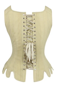 Historically Inspired 1600-1650 Cotton Overbust Corset 12 Historically Inspired 1600-1650 Cotton Overbust Corset -Corset Story WTS800 3