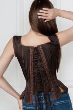 Medieval Inspired Steampunk LARP Corset -Corset Story WTS818 4