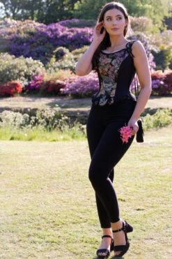 Historically Inspired Brocade Overbust -Corset Story WTS821 website 1