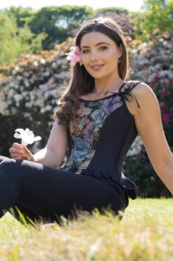 Historically Inspired Brocade Overbust -Corset Story WTS821 website 7