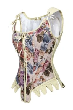 Historically Inspired Floral Tapestry Corset -Corset Story WTS824 SIDE resize