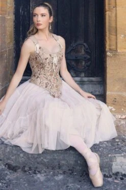 Historic Brocade High Back Overbust Corset -Corset Story WTS825 5