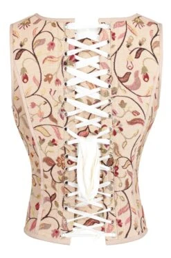 Historic Brocade High Back Overbust Corset -Corset Story WTS825 3