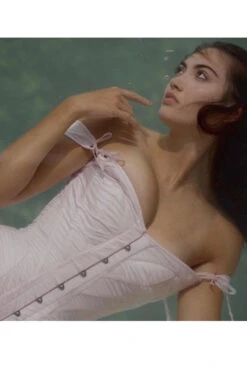 Pale Pink Sleeved Corset -Corset Story WTS928 Mermaidcopy