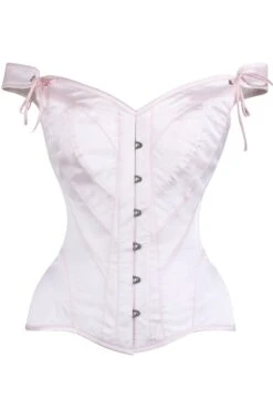 Pale Pink Sleeved Corset -Corset Story WTS928 3