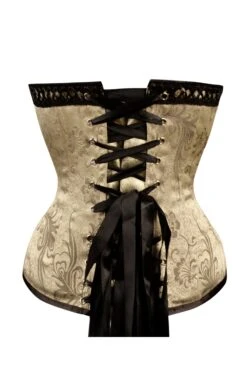 Instant Shape Victorian Olive Green Corset 23 Instant Shape Victorian Olive Green Corset -Corset Story a3034 back