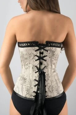 Instant Shape Victorian Olive Green Corset 29 Instant Shape Victorian Olive Green Corset -Corset Story a3034 green olive steel corset