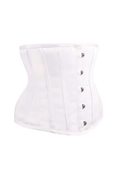 Instant Shape White Satin Underbust -Corset Story csft067side 1