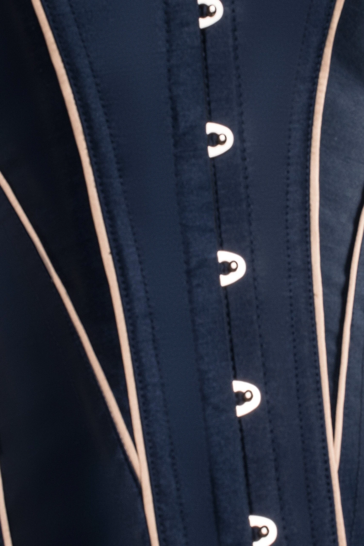 Midnight Blue And Beige Overbust Lace Trim And Straps 10 Midnight Blue And Beige Overbust Lace Trim And Straps - Image 10