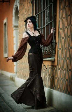 Vintage Inspired Overbust With Angled Panels And Shoulder Straps 18 Vintage Inspired Overbust With Angled Panels And Shoulder Straps -Corset Story vicsfa1011jbk b 1300x 2000