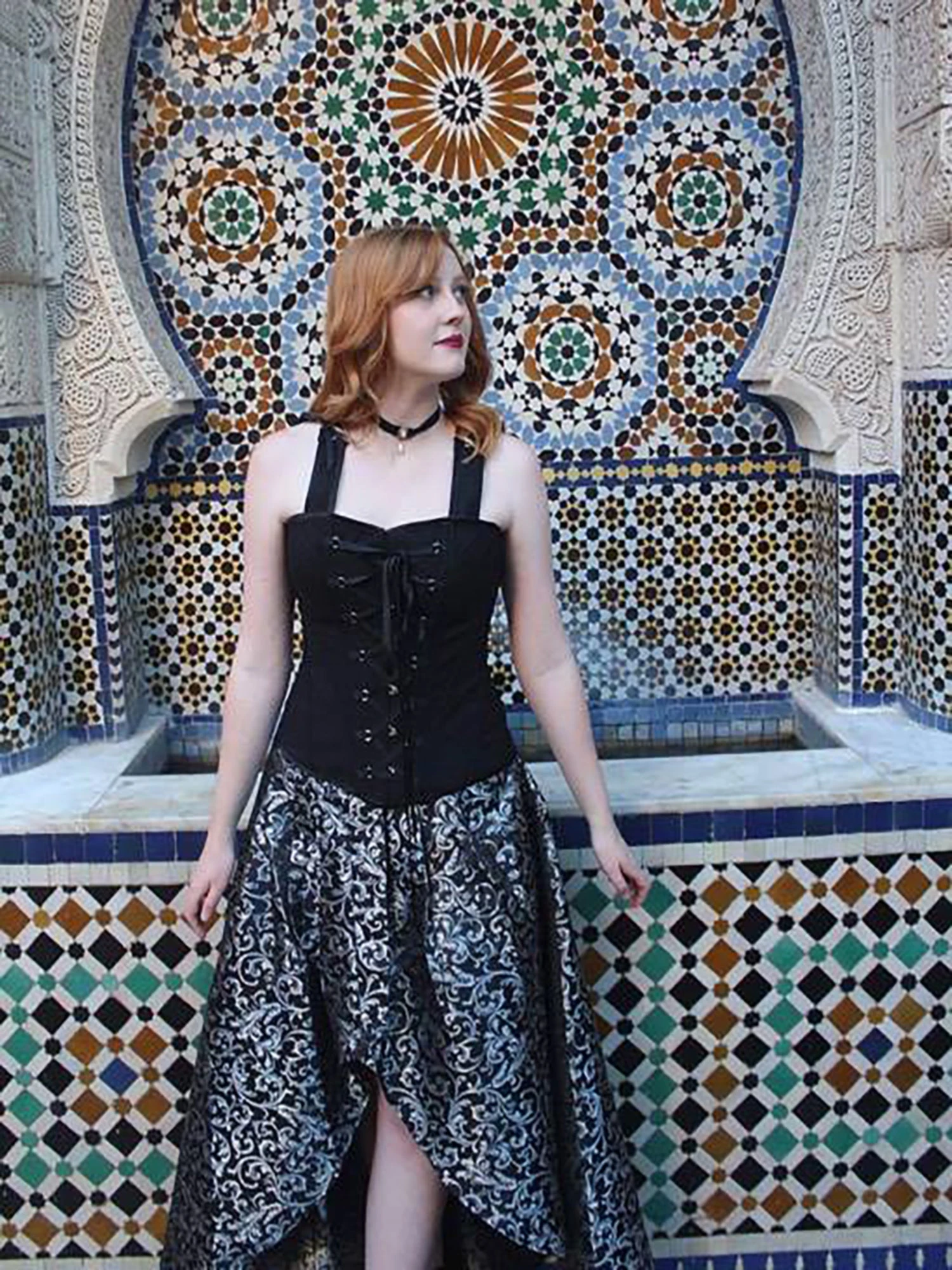 Vintage Inspired Overbust With Angled Panels And Shoulder Straps 10 Vintage Inspired Overbust With Angled Panels And Shoulder Straps - Image 10