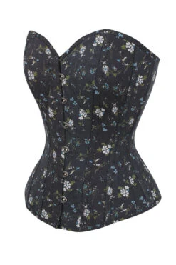 Ditsy Floral Printed Cotton Overbust Corset 27 Ditsy Floral Printed Cotton Overbust Corset -Corset Story wts601 2